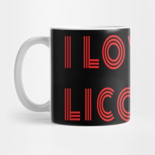 I Love Licorice Mug